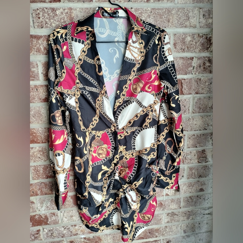 NWT Chic Me Long sleeve  Dress - Picture 4 of 5